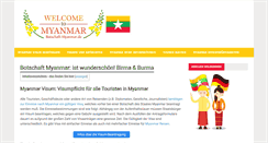 Desktop Screenshot of botschaft-myanmar.de
