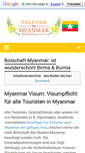 Mobile Screenshot of botschaft-myanmar.de